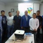 Lassalistas visitam a sede de Regional da CNBB 